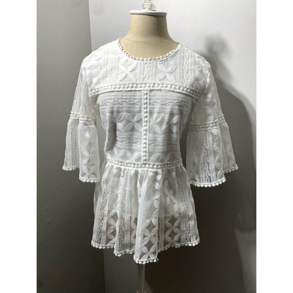 Womens Lace Top Vogue BOHO 80s Style Zendaya Inspired Cottagecore Music Festival